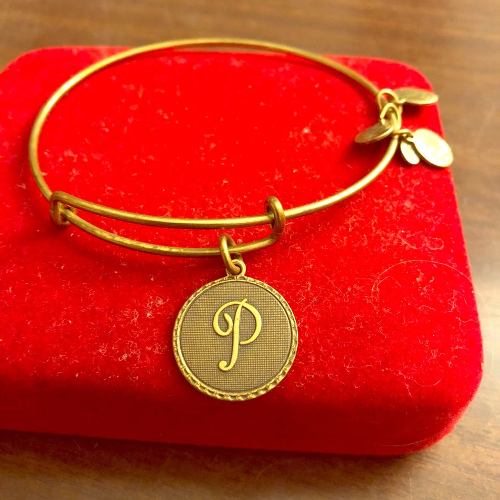 gold Alex and Ani bracelet